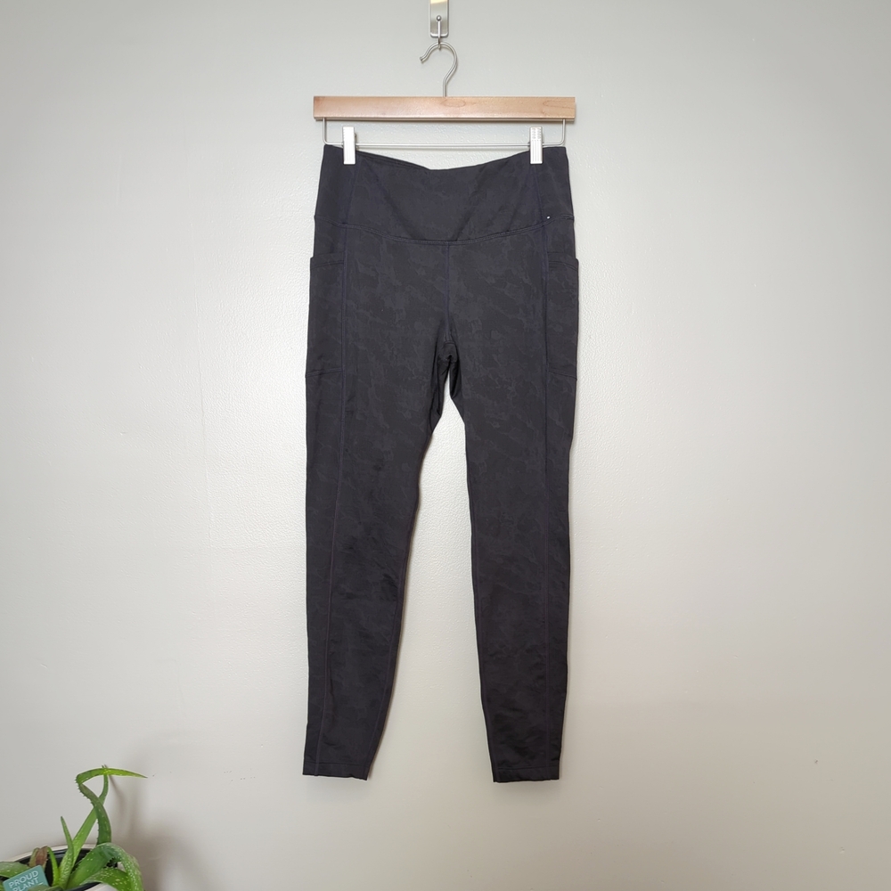 Mondetta Black Leggings With Textured Pattern